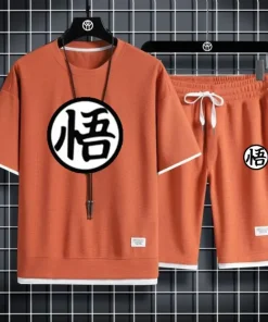 Conjunto deportivo anime Son Goku para hombre