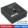 Conmutador HDMI compatible bidireccional 2.0