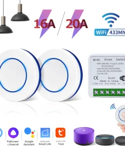 Control Intelig. Tuya WiFi RF 433MHz