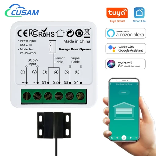 Control de Puertas de Cochera WiFi Tuya Smart