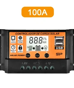 Controlador de carga solar MPPT 30A50A100A