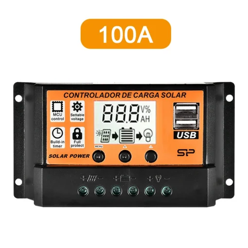 Controlador de carga solar MPPT 30A50A100A