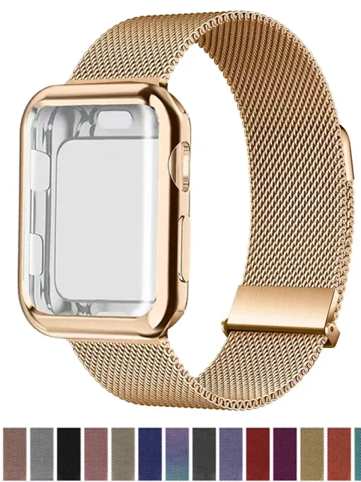 Correa Milanesa para Apple Watch 45mm 44mm 41mm 40mm 38mm 42mm 987