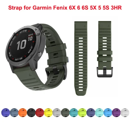 Correa banda silicona reloj Garmin Fenix 8 51MM 47MM