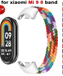 Correa de nailon trenzada para Xiaomi Mi Band 9, 8