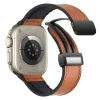 Correa silicona+cuero para Apple Watch Ultra band