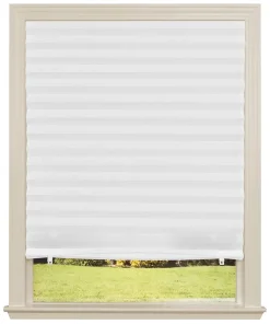 Cortinas plegables de ventana autoadhesivas de tejido no tejido