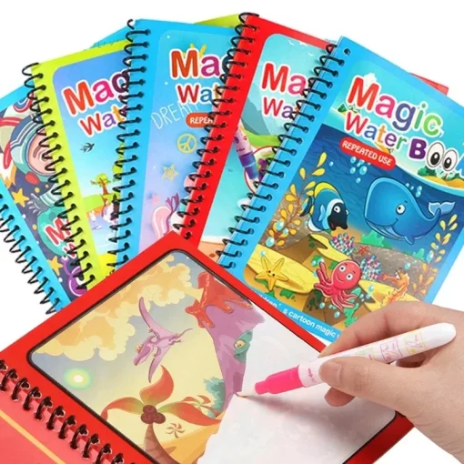 Cuadernos de dibujo mágico de agua para niñ@s