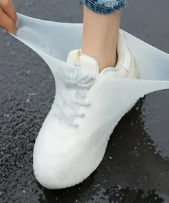 Cubierta de zapato de lluvia de goma 1 par