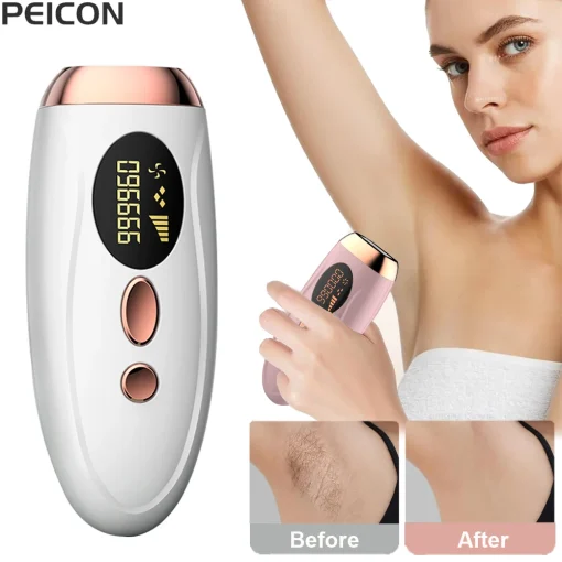 Depilación láser IPL para mujeres, cuerpo, bikini, facial, 990000 pulsos, permanente, indoloro