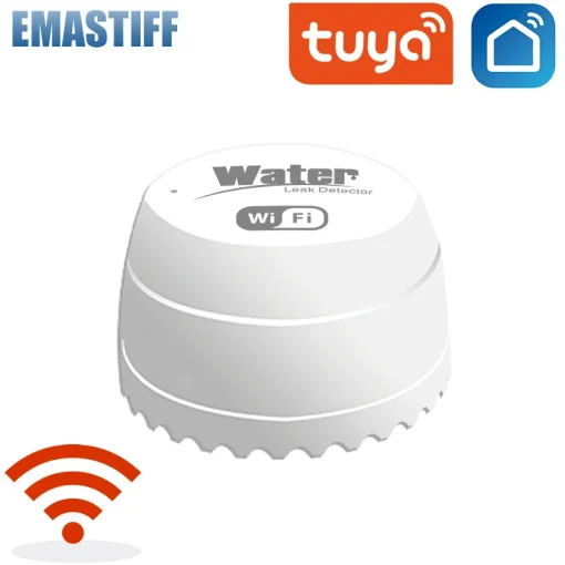 Detector de fugas de agua con Wifi y alarma (40 dB)