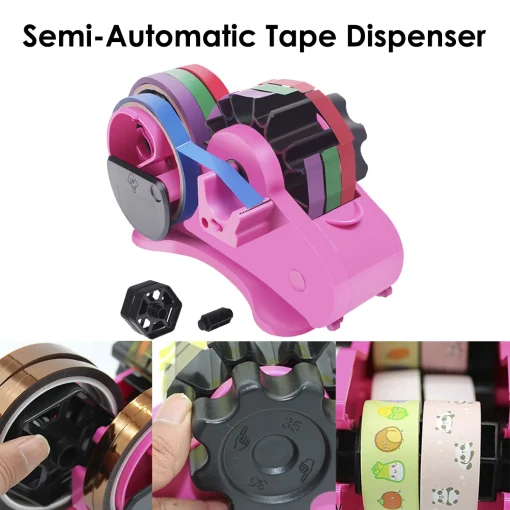 Dispensador de cinta semiautomático