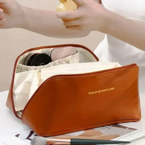 Elegante, cómoda y práctica bolsa de maquillaje