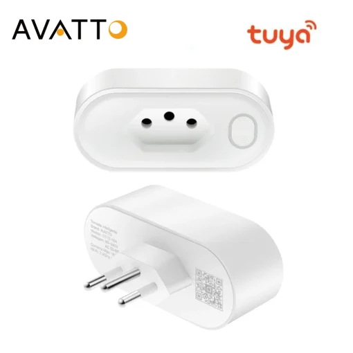 Enchufe WiFiZigbee AVATTO Tuya Brasil 16A20A