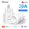 Enchufe inteligente GIRIER Tuya ZigBee 20 A