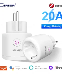 Enchufe inteligente GIRIER Tuya ZigBee 20 A