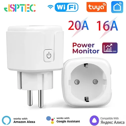 Enchufe inteligente Tuya Smart Socket con monitorización de potencia