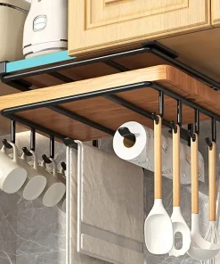 Estante organizador colgante cocina cganchos