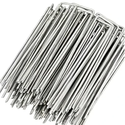 Estaquillas galvanizadas 100 uds. 15 cm