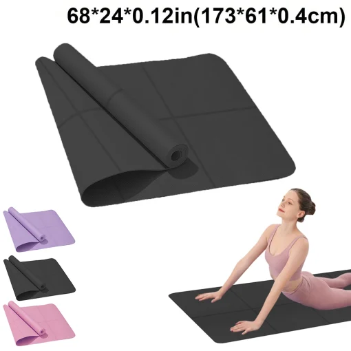 Esterilla antideslizante de 4mm de espuma EVA y comodidad para yoga, pilates y gimnasia