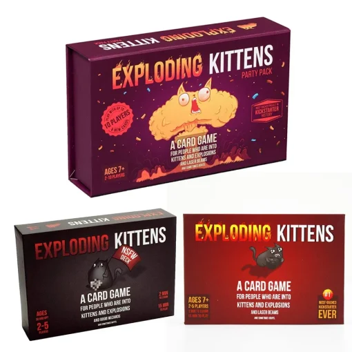 Exploding Kittens 4 en 1 Family Game