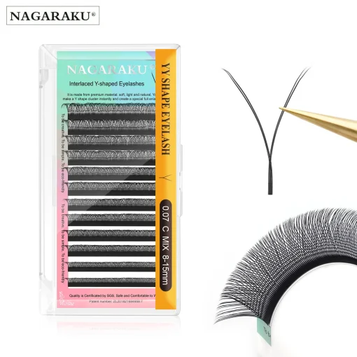 Extensiones de Pestañas NAGARAKU YY Shape