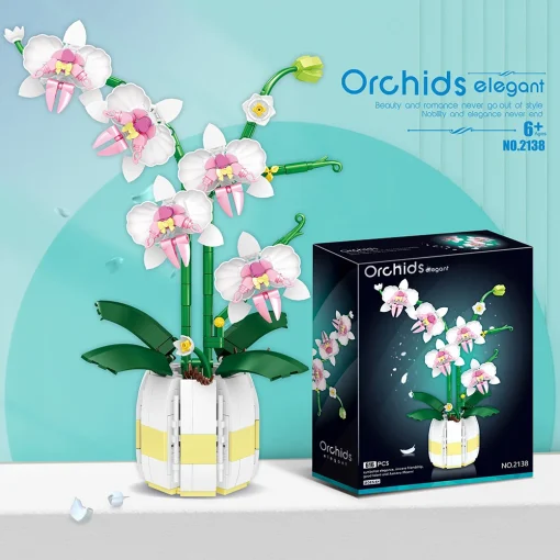 Florero de bloques de orquídeas Bonsai DIY