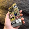 Funda de teléfono con patrón de bufón de payaso para iPhone