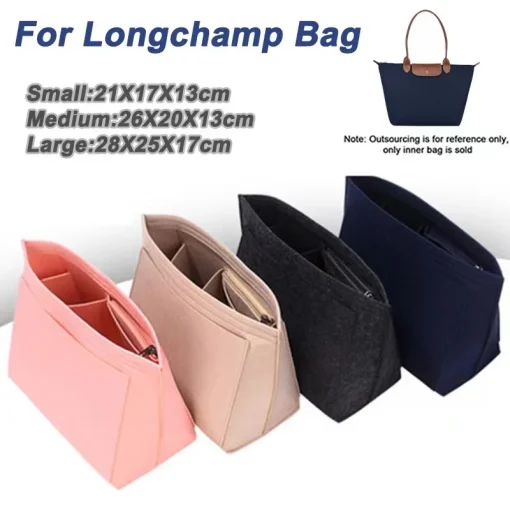 Funda interior de fieltro para bolso Longchamp