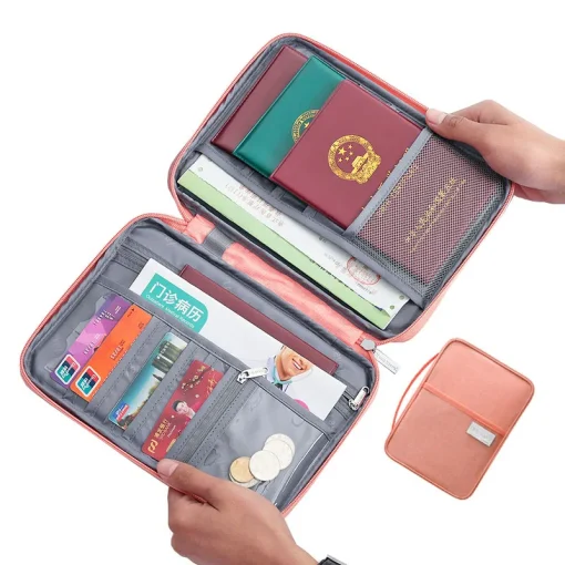 Funda viaje familia, pasaporte multiusos