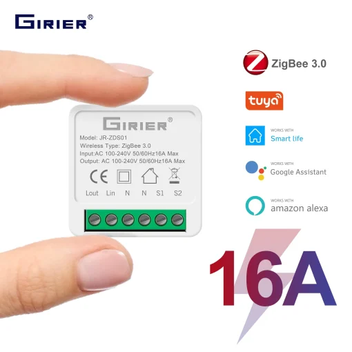 GIRIER Tuya Zigbee Módulo Interruptor Luz Inteligente