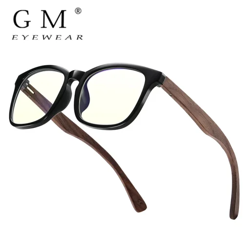 Gafas de lectura GM de madera de bambú para hombre