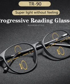 Gafas de lectura progresivas multifocales en TR90 de titanio ultraligeras