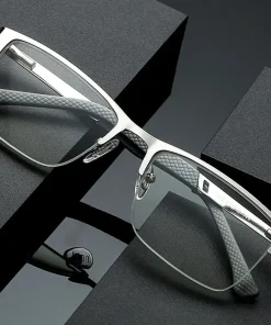 Gafas para leer de media montura para hombre