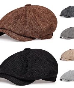 Gorra casual de boina retro Newsboy primavera-otoño