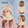 Gorra de Invierno Para Niños Balaclava de Lana