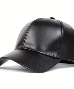 Gorras de béisbol unisex de piel sintética ligera