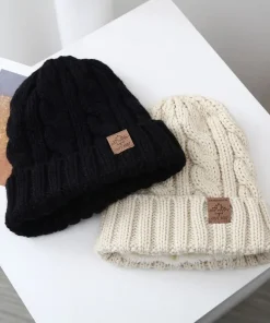 Gorros de invierno nuevos unisex forrados en piel