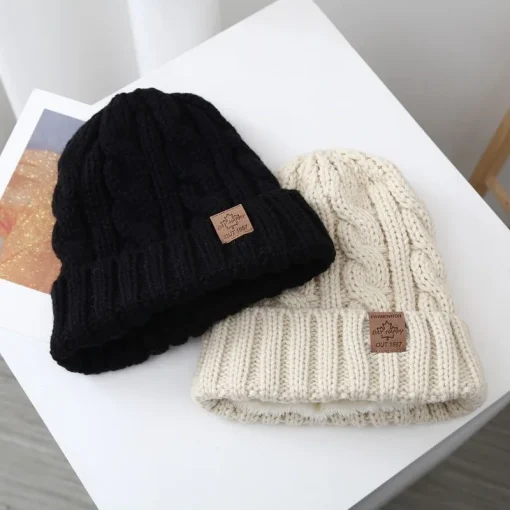 Gorros de invierno nuevos unisex forrados en piel