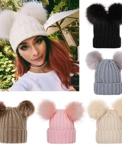 Gorros de invierno para mujer y niña