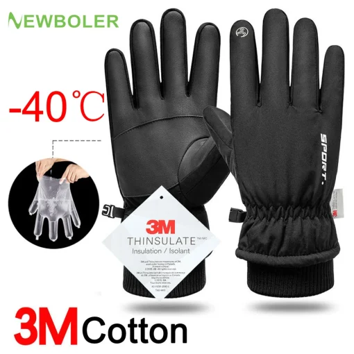 Guantes Ciclismo Invierno Hombres Impermeables