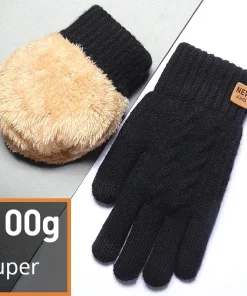 Guantes cálidos de lana para invierno