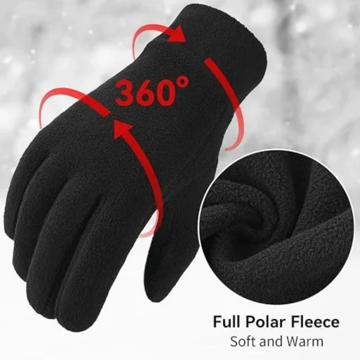 Guantes de invierno térmicos para running