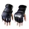 Guantes de media palma para boxeo MMA