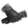 Guantes de piel para hombre de invierno para exteriores