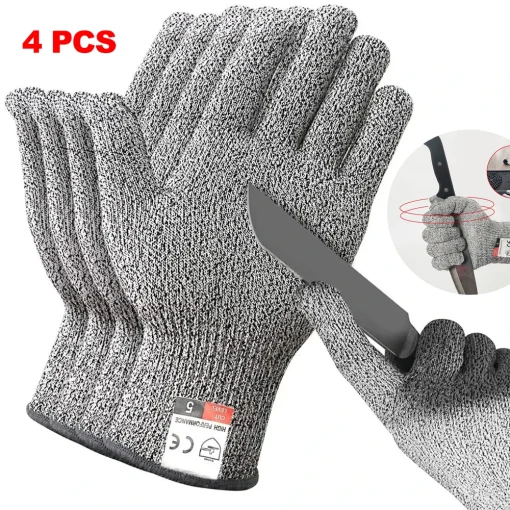 Guantes de seguridad anti corte de nivel 5 de HPPE