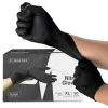 Guantes desechables de nitrilo negro