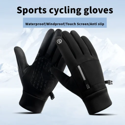 Guantes térmicos impermeables para invierno