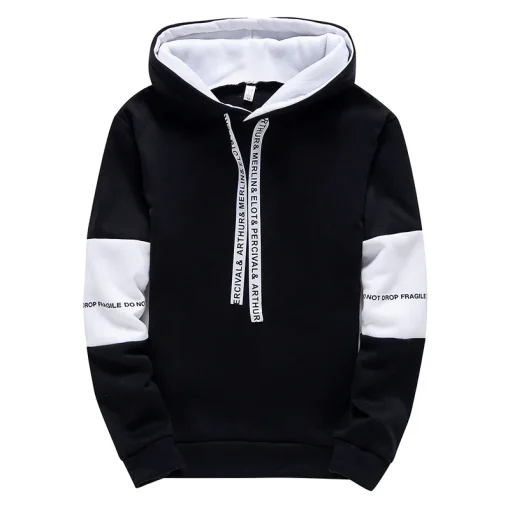 Hoodies de hombre con capucha deportiva de manga larga