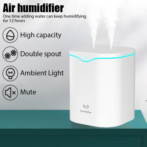 Humidificador USB 2000 ml